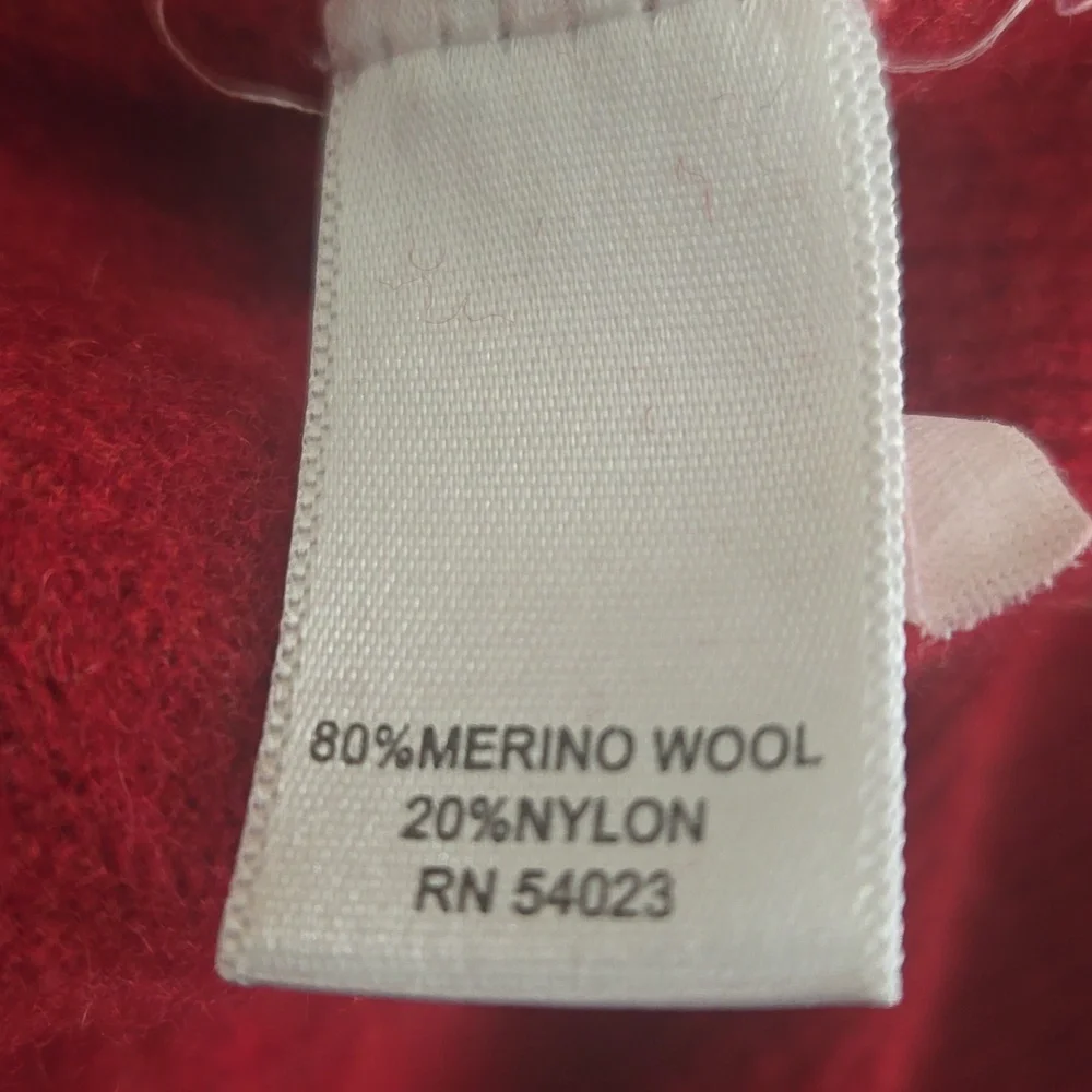 Banana Republic Red Merino Wool Sweater-M